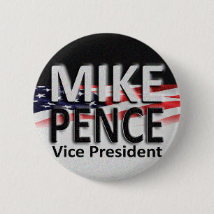 Mike Pence for Vice President 6 Cm Round Badge