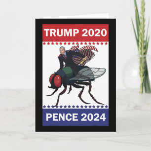 Mike Pence Pretty Fly Super Hero Trump Pence Card