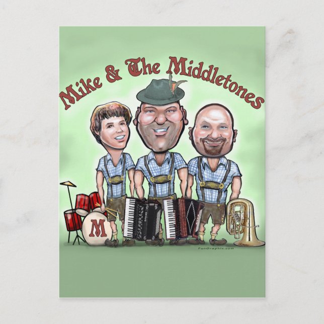 Mike & The Middletones at Fest Postcard (Front)