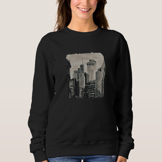 Mike Trow The City London England Sweatshirt (Front)