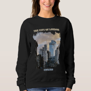 Mike Trow The City of London Skyline England Urban Sweatshirt