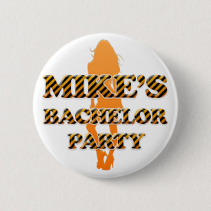 Mike's Bachelor Party 6 Cm Round Badge