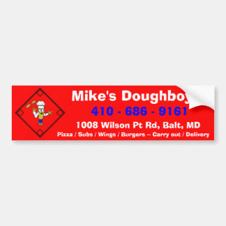 Mike's Doughboys Bumper Sticker
