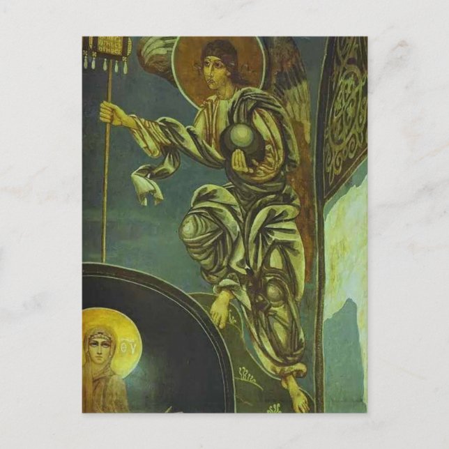 Mikhail Vrubel- Angel with Labara Postcard (Front)