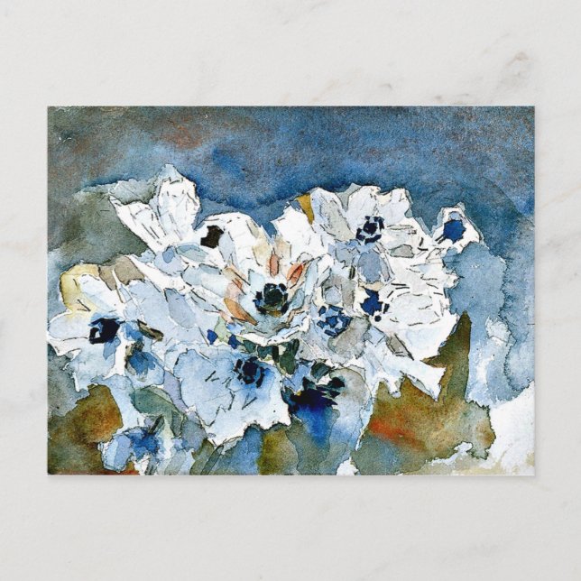 Mikhail Vrubel art: Flowers Postcard (Front)