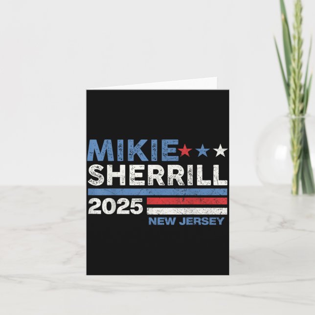 Mikie Sherrill New Jersey Governor 2025 Election D Card (Front)