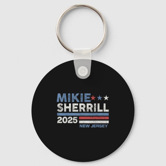 Mikie Sherrill New Jersey Governor 2025 Election D Key Ring (Front)