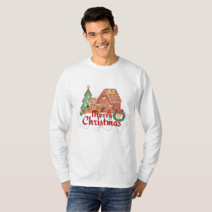 Mikitez gingerbreadhouse vintage gingerbread  T-Shirt