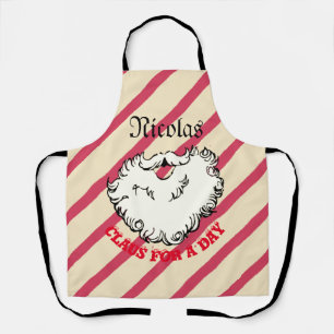 Mikitez santaclaus beard vintage gingerbread apron