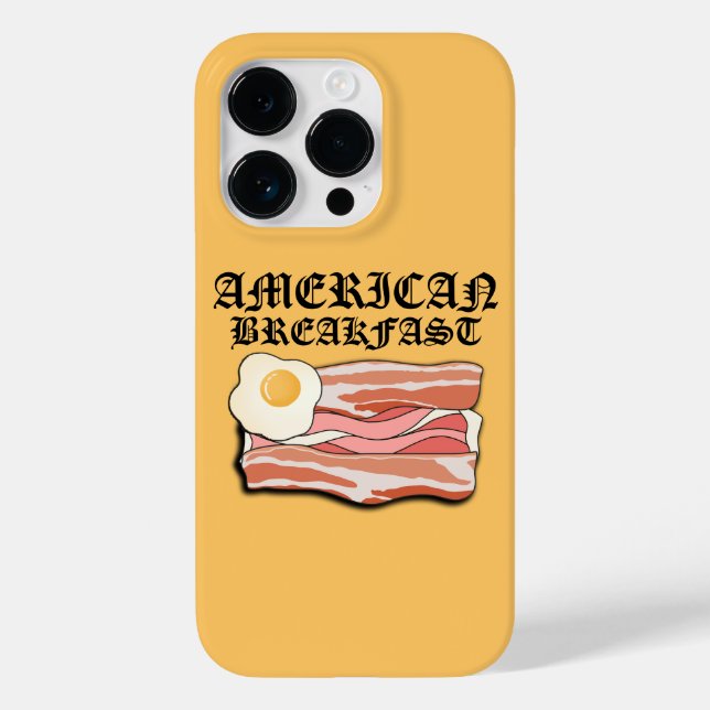 Mikitiez american breakfast bacon egg july picnic Case-Mate iPhone case (Back)