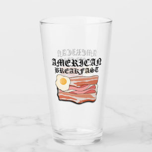 Mikitiez american breakfast bacon egg july picnic glass