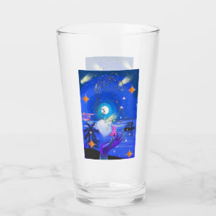 Mikitiez aquarius galaxy summer glow glass