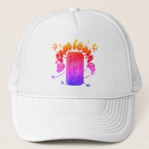 Mikitiez capricorn devil rockstar saturn trucker hat