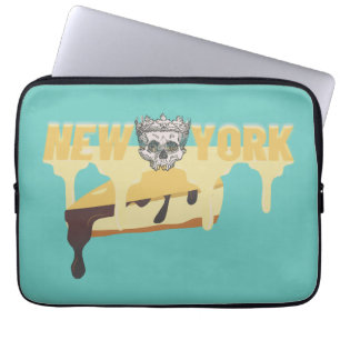 Mikitiez cheesecake blueberrycheese newyork laptop sleeve
