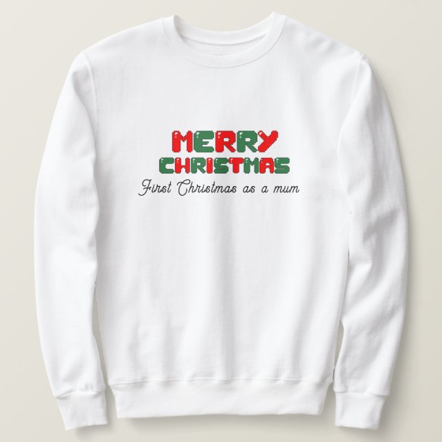 Mikitiez Christmasgame vintage dad elf santaclaus Sweatshirt (Design Front)