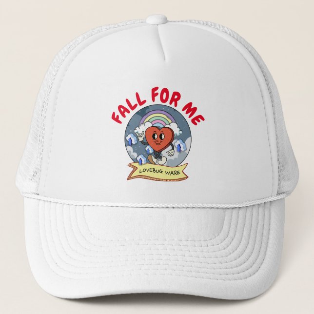 Mikitiez custom valentine funny lovebug software trucker hat (Front)