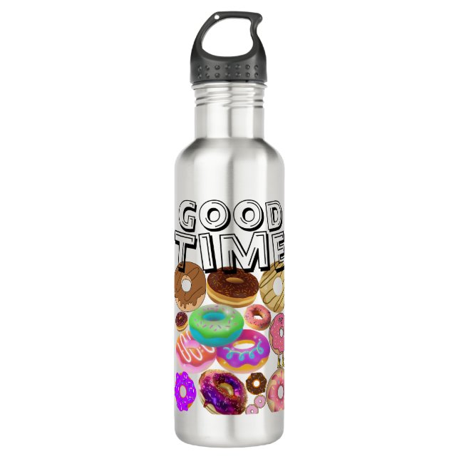 Mikitiez doughnut picnic america pridemonth olympi 710 ml water bottle (Front)