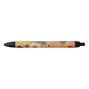 Mikitiez earthday nature selflove rose flower black ink pen