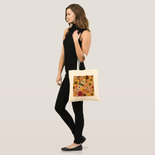 Mikitiez earthday nature selflove rose flower tote bag