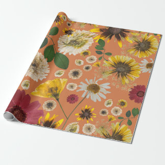 Mikitiez earthday nature selflove rose flower wrapping paper