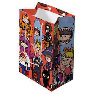 Mikitiez fairy shark wizard grimreaper frankenstei medium gift bag