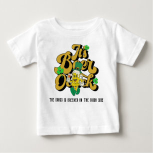 Mikitiez green lucky Saint Patrick's Day irishbeer Baby T-Shirt