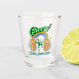 Mikitiez green lucky Saint Patrick's Day irishbeer Shot Glass