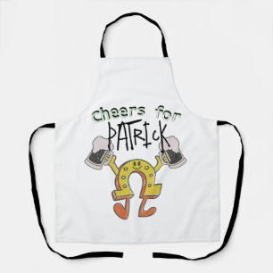 Mikitiez green mint lucky blackcat saintpatrick  apron