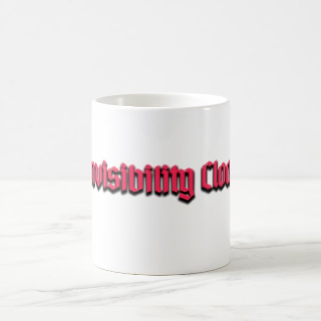 Mikitiez invisibility cloak blur magic smoke  coffee mug (Center)