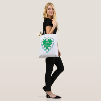 Mikitiez irish clover green st.patrick'sday lucky  tote bag