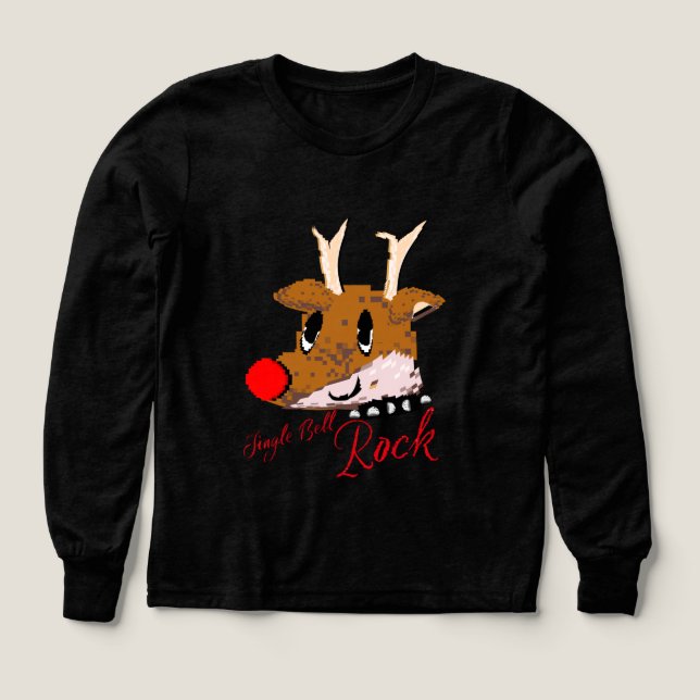 Mikitiez jinglebellrock punk gothmas reindeer (Design Front)