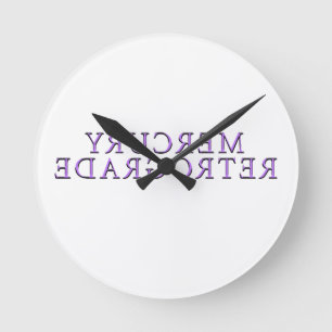 Mikitiez lavender mercuryretrograde galaxy astro round clock