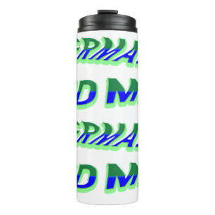 Mikitiez ocean mermaid venus sea blue thermal tumbler