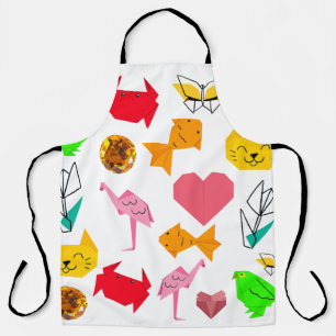 Mikitiez origami cancer summer jewel animal cat apron