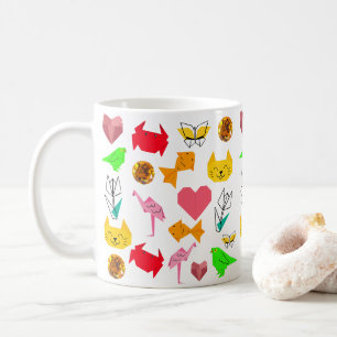 Mikitiez origami cancer summer jewel animal cat coffee mug