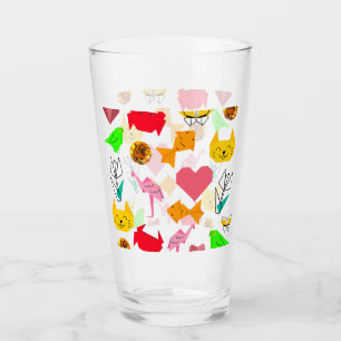Mikitiez origami cancer summer jewel animal cat glass