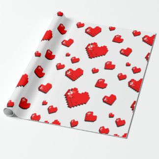 Mikitiez pink heart selflove june gemini wrapping paper