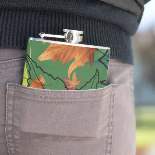 Mikitiez pisces nature selflove rose flower  hip flask