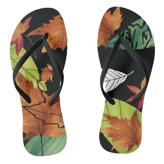 Mikitiez pisces nature selflove rose flower  jandals (Footbed)