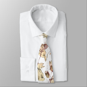 Mikitiez pisces nature selflove rose flower tie