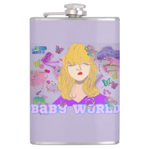 Mikitiez premier movie night princess doll summer  hip flask