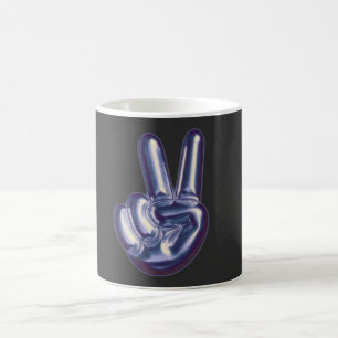 Mikitiez pride month victory v silver coffee mug