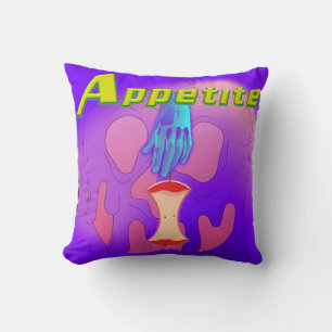 Mikitiez red skull toxic apple vegan summer  cushion