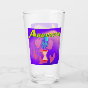 Mikitiez red skull toxic apple vegan summer glass