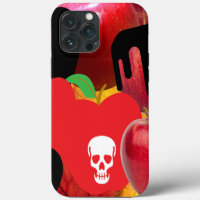 Mikitiez red skull toxic apple vegan summer