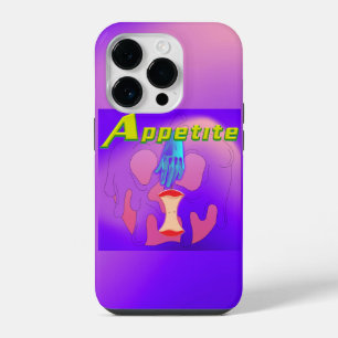 Mikitiez red skull toxic apple vegan summer iPhone 14 pro case