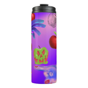 Mikitiez red skull toxic apple vegan summer thermal tumbler