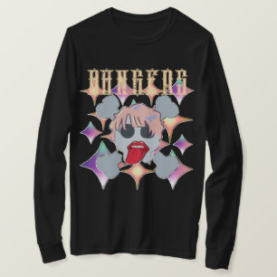 Mikitiez rock star skull red birthday redlip T-Shirt