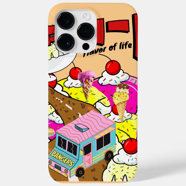 Mikitiez rockyroad icecream manga summer banger Case-Mate iPhone case (Back)