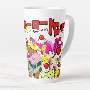Mikitiez rockyroad icecream manga summer banger latte mug